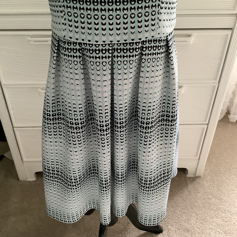 Guess dress mint green with black white dots built-in bra size 12 - Picture 5 of 9